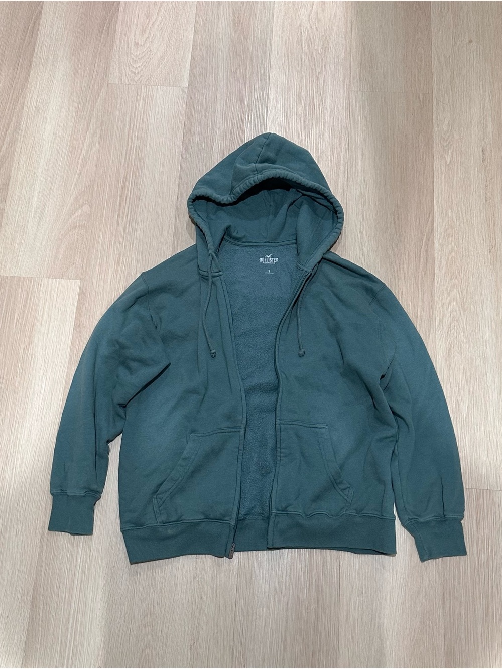 Hollister Green Zip Up